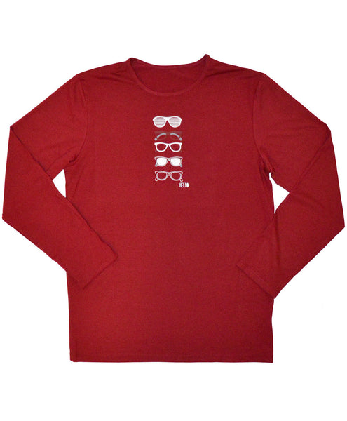 Crimson Boys Fisherman Shirt